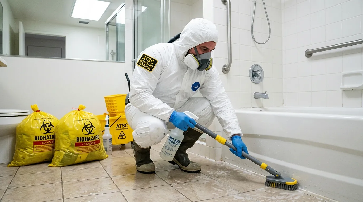 Decontamination equipment deployed for Blood Cleanup in UC Irvine